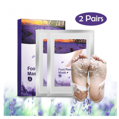 Factory Wholesale 2PCS Foot Peel Mask In Stock Soften Lavender Foot Mask