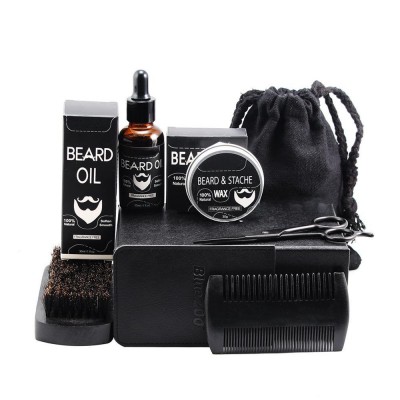 Wholesale Gentleman Beard Oil Balm Growth Care Beard Grooming Kit