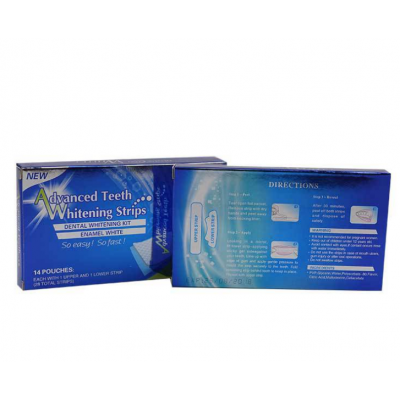 OEM Private Label 14 Pouches Teeth Whitening Gel Strips