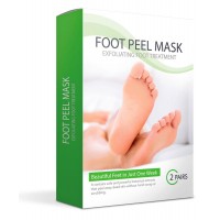 Private Label 2 pairs Soft Smooth Moisture Exfoliating Foot Mask