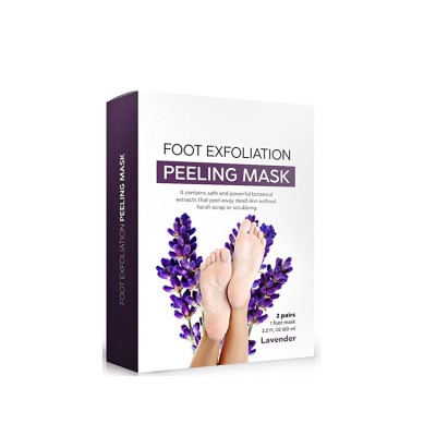 2 pairs lavender Foot Exfoliating Peeling Callus Remover Mask